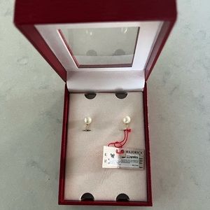 NWT Majorica Clip-on Pearls from Spain